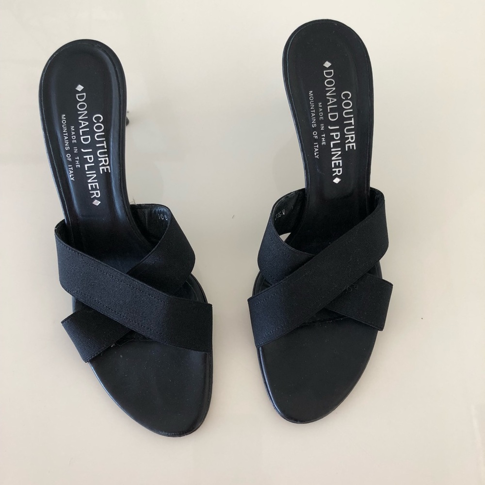2 DAY SALE designer Donald J. Pliner black heels